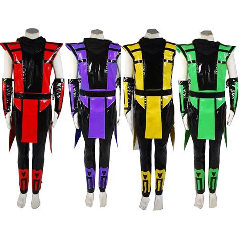 Mortal Kombat Ermacrainscorpion Ninjareptile Cosplay Costume