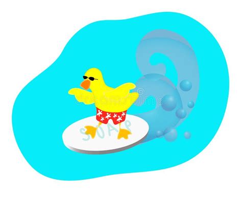 Surfing Duck Picture Image