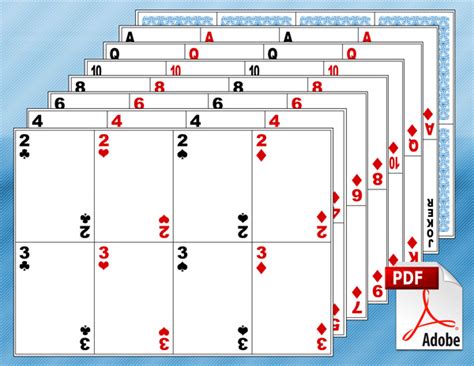Playing Cards Template Tims Printables