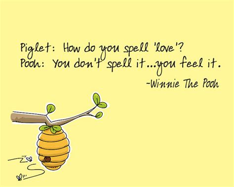 How Do You Spell Love Winnie The Pooh Quote