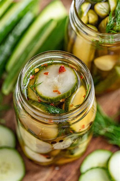 And so, without giving it a second thought, i always refrigerate hot sauce after opening the bottle or jar. Easy Overnight Refrigerator Pickles - thestayathomechef ...