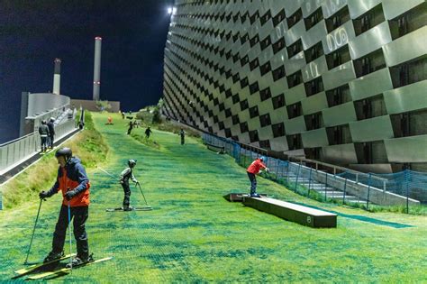What Its Like To Ski On Copenhagens New Slopeatop A Massive Waste To Energy Plant Vogue