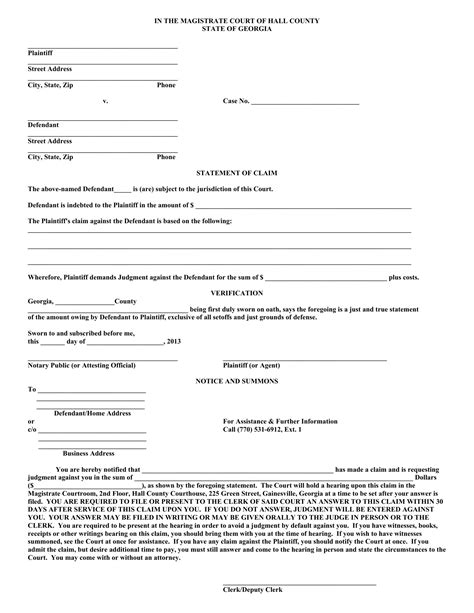 Fulton County Georgia Writ Of PDF Form - FormsPal