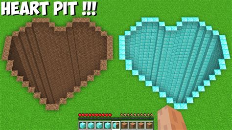 Which Secret Heart Pit To Choose Diamond Vs Dirt Heart Pit In Minecraft