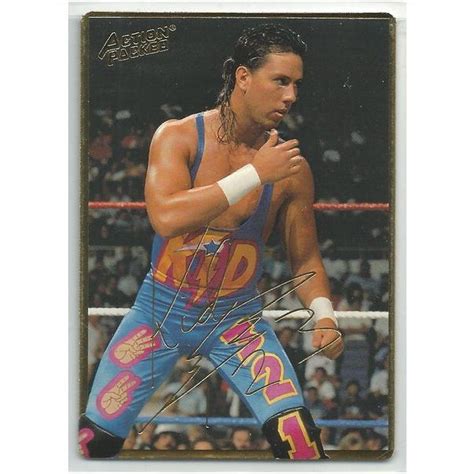 Wwf Action Packed 1 2 3 Kid Signature Card 17 1994 On Ebid