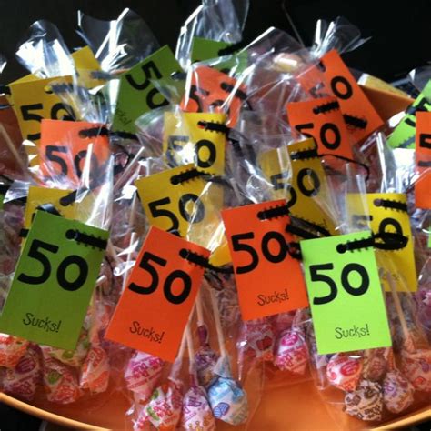 Great Party Favors For A 50th Birthday Party Inexpensive
