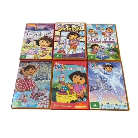 6x Lot Dora The Explorer Dvd Bulk Collection Dvds Kids Childrens