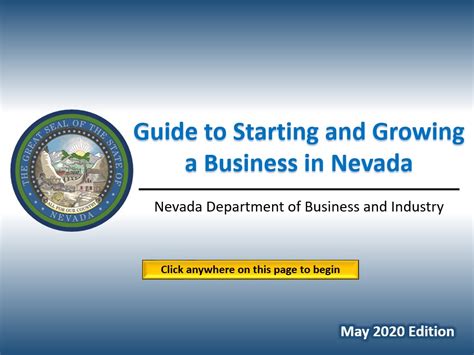 Nevada Business Start Up Guide