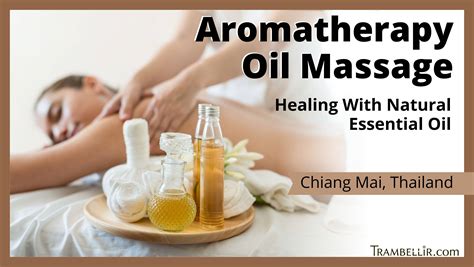aromatherapy oil massage healing with natural essential oil trambellir
