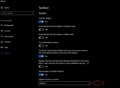 How To Change Taskbar Location In Windows 10 Bestusefultips Riset