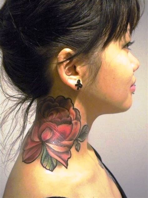25 Neck Tattoos For Women Ideas Flawssy