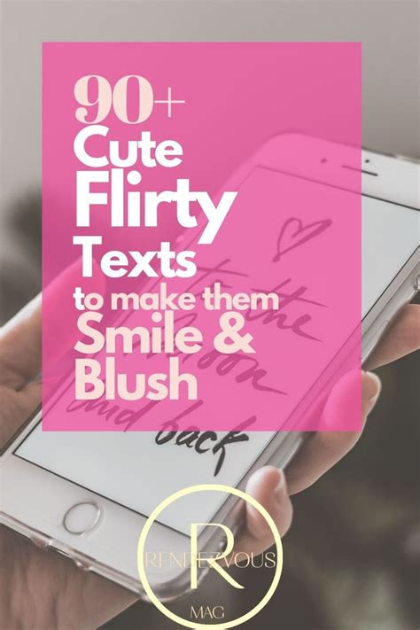 But i love it when i'm the reason. 90+ Cute Flirty Texts to Make Him/Her Smile & Blush ...