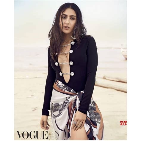 Actress Sara Ali Khan Hot Stills From Vogue India Photo Shoot Social
