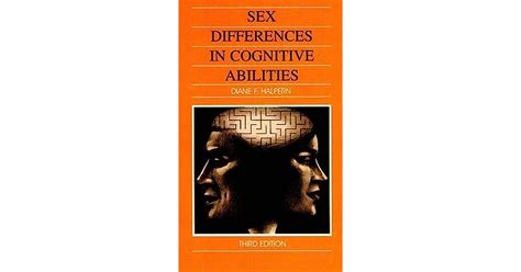 Sex Differences In Cognitive Abilities By Diane F Halpern