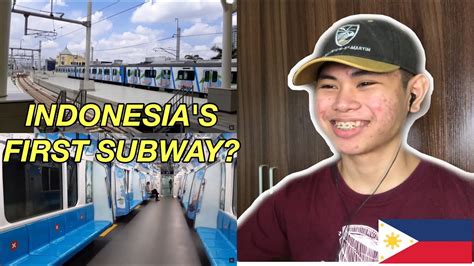 Filipino React To Indonesia S First Subway Jakarta MRT Best Reaction