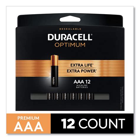 Duracell Optimum Alkaline Aaa Batteries 12pack Buydirect