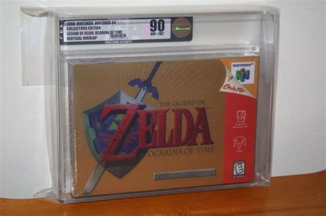 Zelda Ocarina Of Time Collectors Edition N64 New Sealed Mint Gold