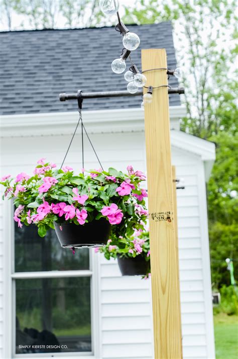 Gdealer solar outdoor string lights 8. DIY Posts for Outdoor String Lights - Old Salt Farm