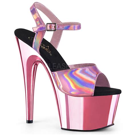 7 Barbie Girl Pink 80s Platform Stripper Heels Pole Dancer Shoes Pleaser Adore Ebay