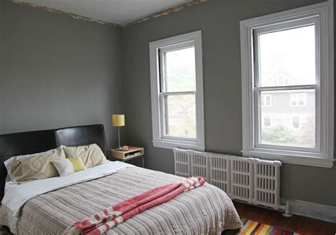 Master Bedroom New Gray Wall Color And White Trim Stately