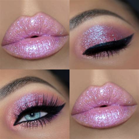 Pink Makeup Glitter Makeup Love Makeup Gorgeous Makeup Pretty
