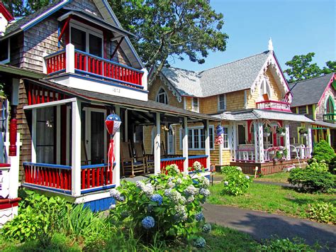 Oak Bluffs Gingerbread Cottages 1 Photograph By Mark Sellers Fine Art