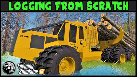 Piling Up The Clambunk Logging From Scratch 149 Farming Simulator