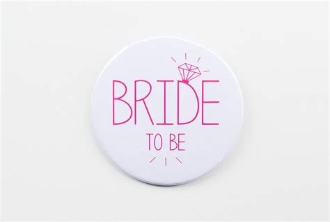 1 X White Bride To Be Badge Hen Night Hen Party Bachelorette