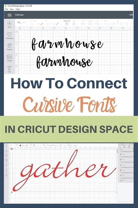 How To Connect Script Fonts In Cricut Design Space Artofit