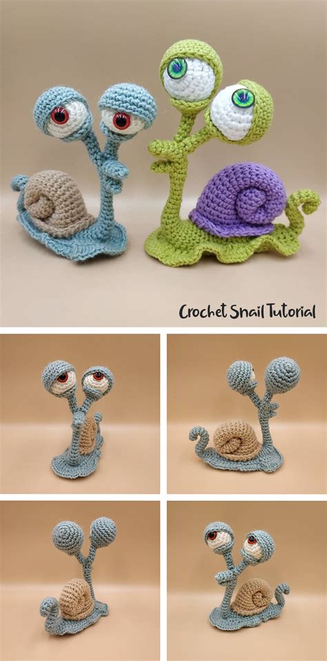 Free Crochet Patterns Amigurumi Snails Plus Video Tutorials Baby To My XXX Hot Girl