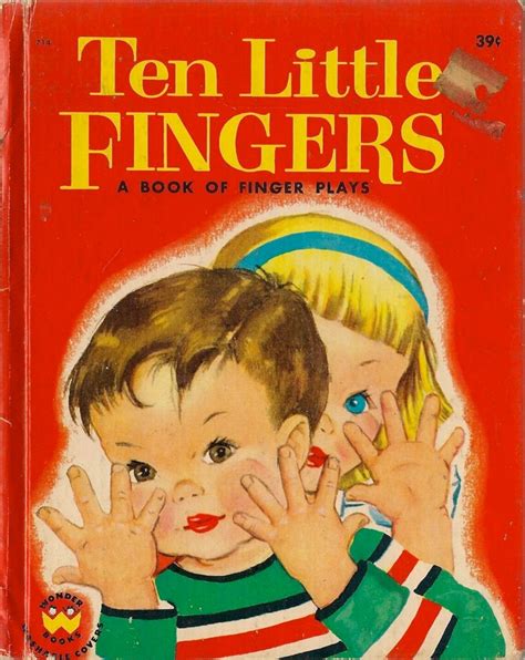 Ten Little Fingers A Book Of Finger Plays Priscilla Pointer Etsy