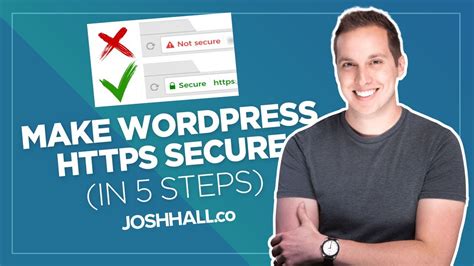 Make Your Wordpress Website Fully Secure In 5 Steps Youtube