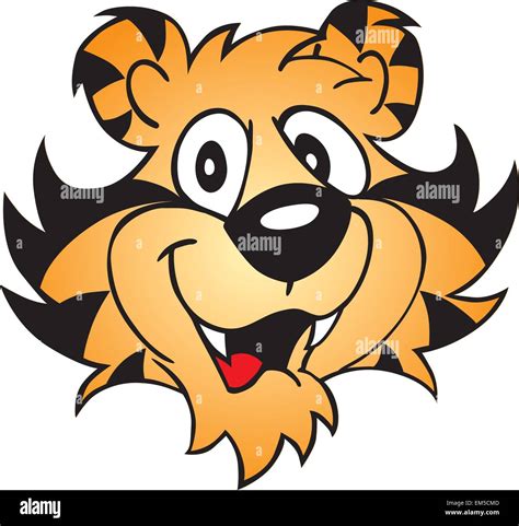 Cute Tiger Cartoon Stock Vector Images Alamy