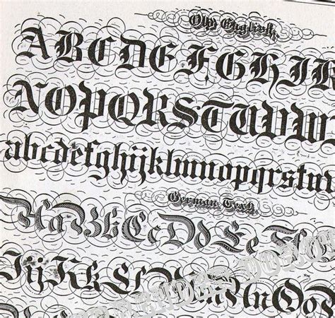 Vector Clipart Victorian Old English Title Text Ornamental Lettering