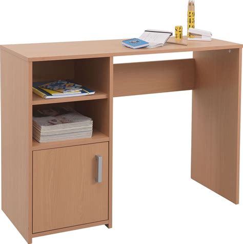 H4home Small Wooden Computer Desk Home Office Study Wood Workstation