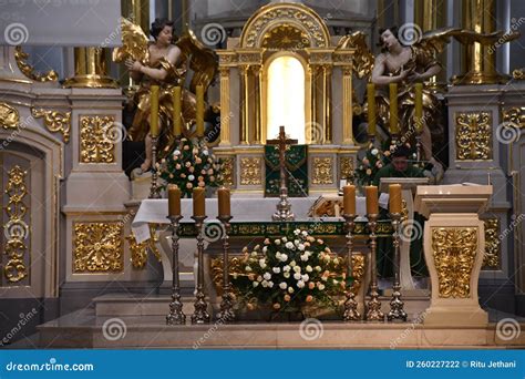 Church of St Joseph of the Visitationists in Warsaw, Poland Stock Photo