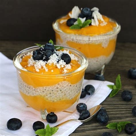 Mango Chia Pudding Parfait By Naturallygoodde Quick And Easy Recipe
