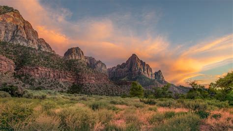 Sunset Over The Watchman In Zion National Park Smithsonian Photo