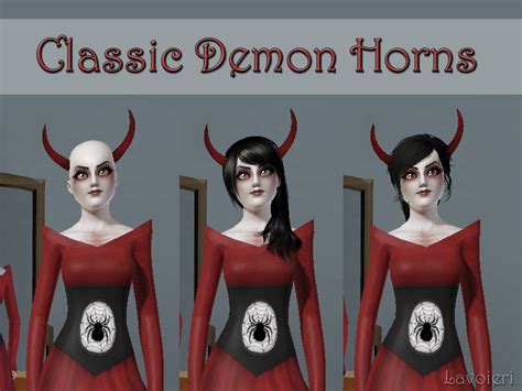 The Sims Resource Classic Demon Horns
