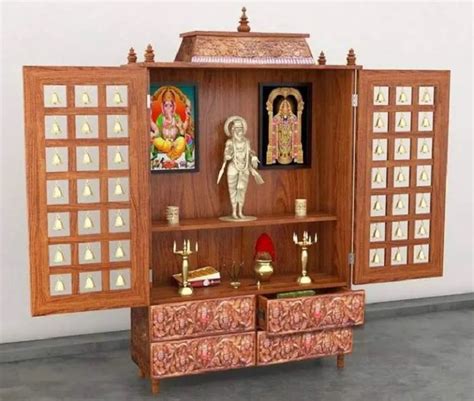 Best Pooja Shelf Ideas And Simple Pooja Almirah Designs