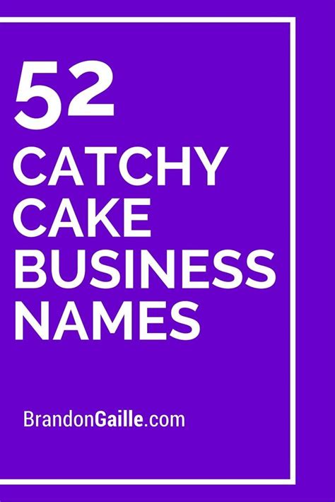 Starting a bakery business is a lucrative idea. 201 Cute and Catchy Cake Business Names | Cake business names, Bakery names, Cake business
