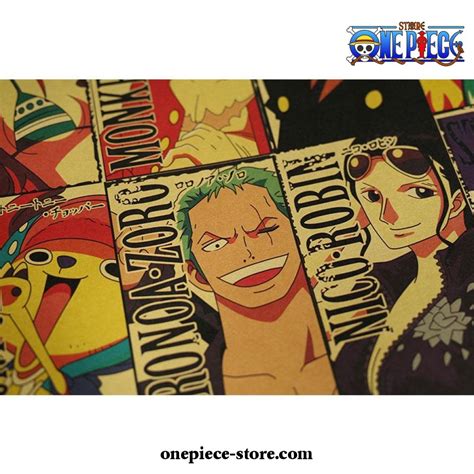 One Piece Character Profile Poster Anime Posters Shop