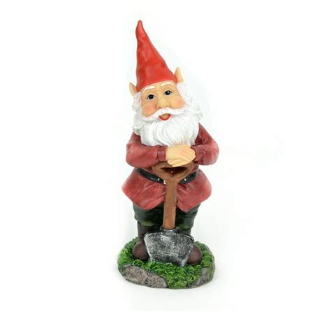 Gnome With Shovel Miniature Gardening Figurine 50233mdi Etsy