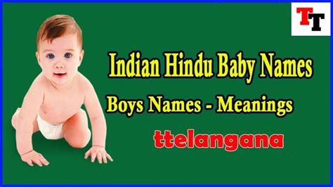 Best Indian Hindu Baby Names Boys List A To Z With Meanings