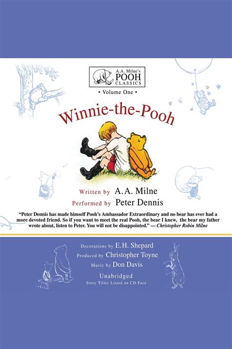 Winnie The Pooh A A Milnes Pooh Classics Volume One Curriculum