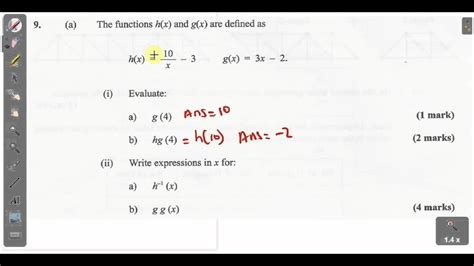 Csec Cxc Maths Past Paper 2 Question 9a January 2014 Exam Solutions