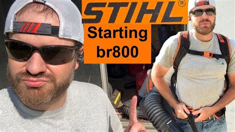 Get outdoors for some landscaping or spruce up your garden! How To Start Stihl Br 800 C Magnum Backpack Blower - YouTube