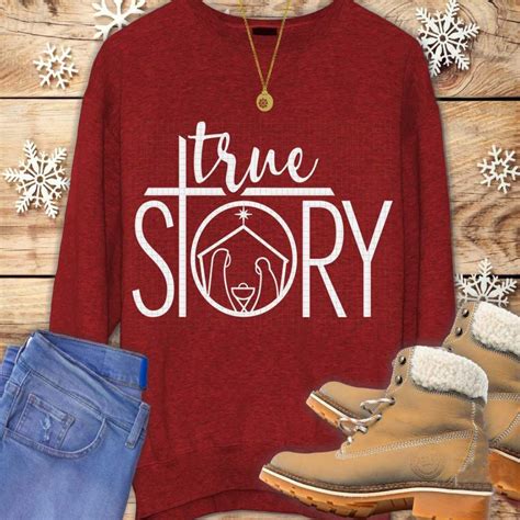 Nativity christmas, true story, christian tshirt design, baby Jesus