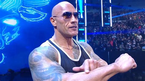 full segment the rock returns to raw and wants spot at the head of the table raw day 1