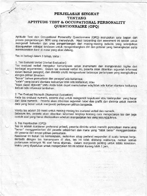 Maybe you would like to learn more about one of these? Contoh Soal Aptitude Test